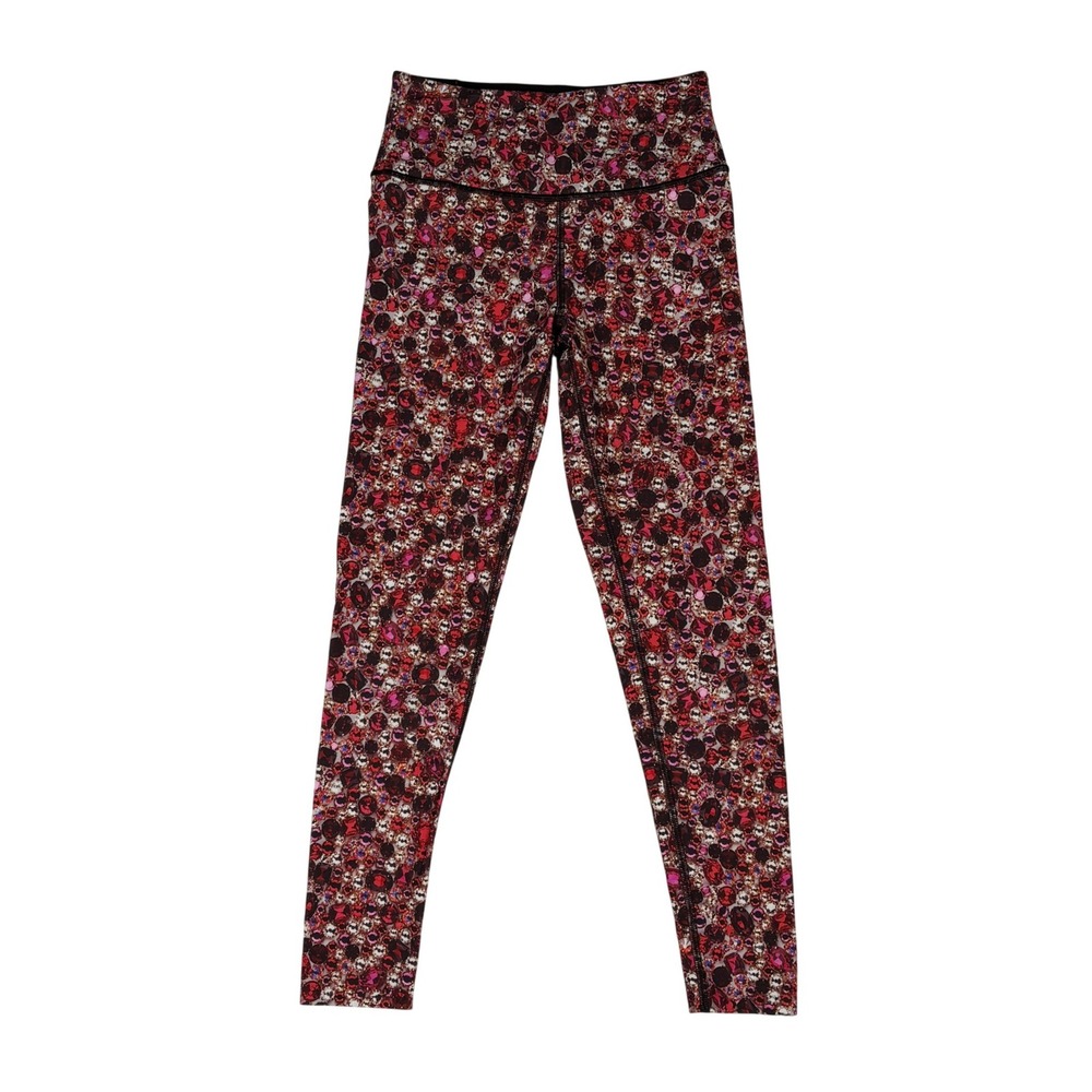 Victoria Sport Gem Print Leggings XS Red Pink‎ Jewel Pattern Yoga Active